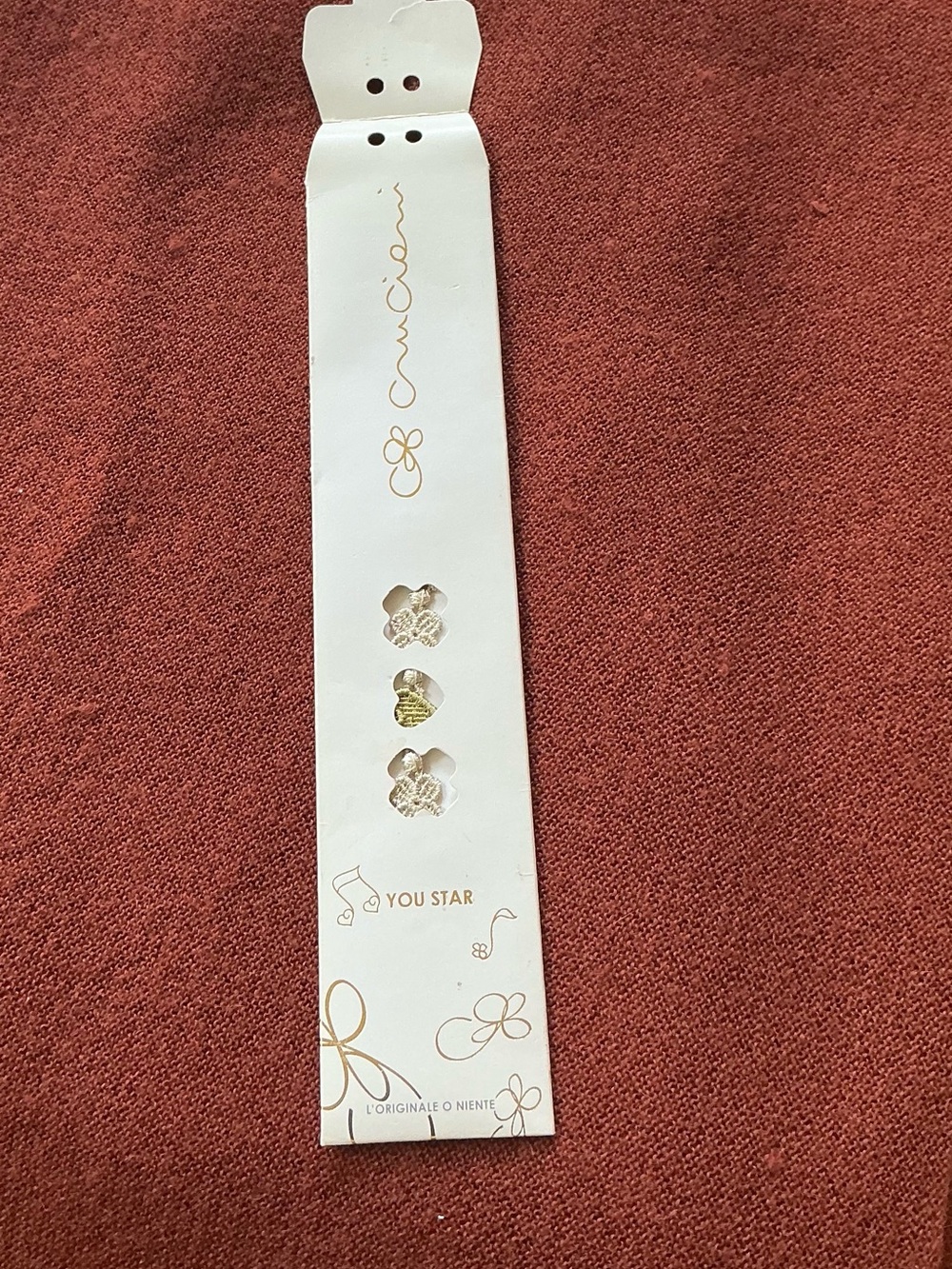 Cruciani Crochet Flower Bracelet “You Star” New